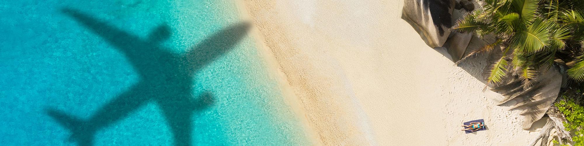 woman sunbathing on a beach